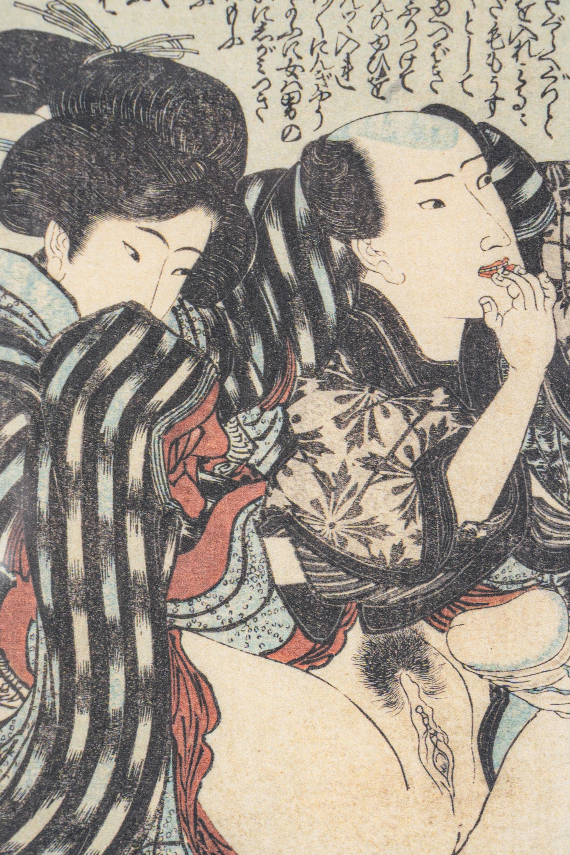 Reproduction Print – From Utagawa Kunitoru’s “Senrikyō” / Medium-Sized Nishiki-e / Bunsei 7 (1824) – 2 Images