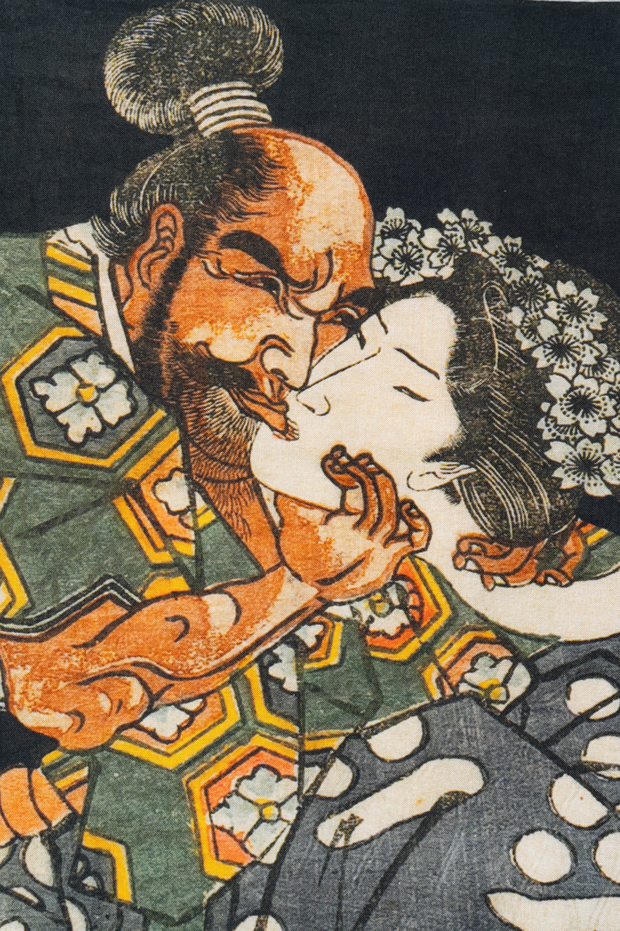 Tenugui from Kunitora Utagawa’s “Imayo Toshiotoko”