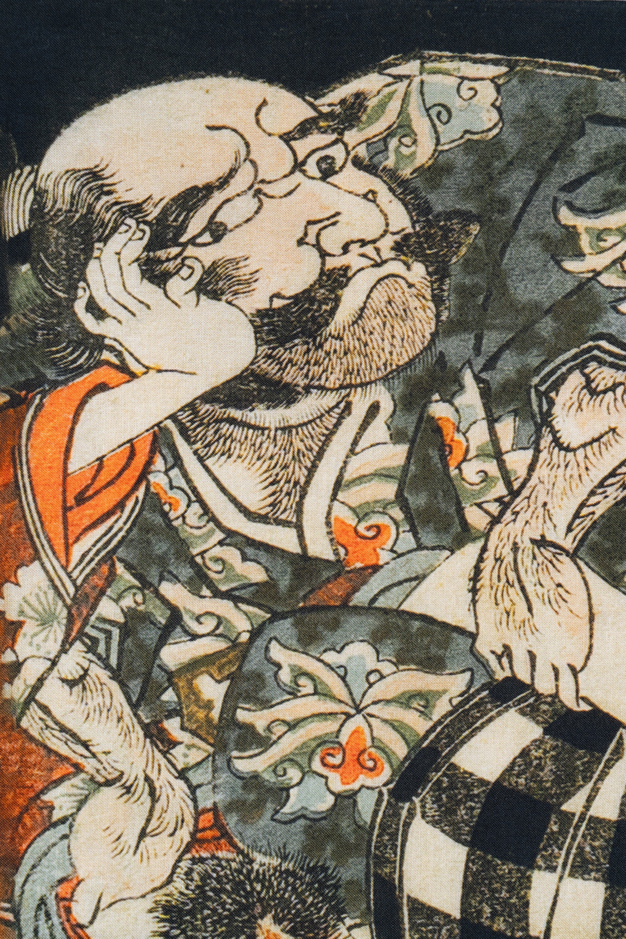 Tenugui from Kunitora Utagawa’s “Imayo Toshiotoko”