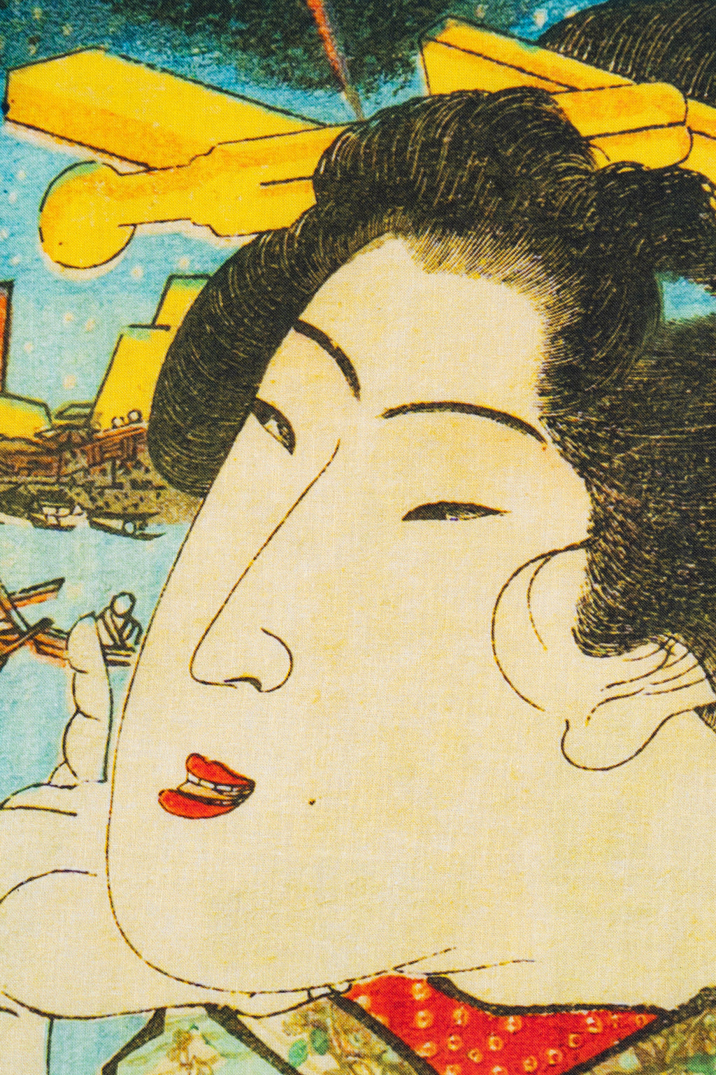 Tenugui From Utagawa Kuniyoshi’s “Hanagoyomi”