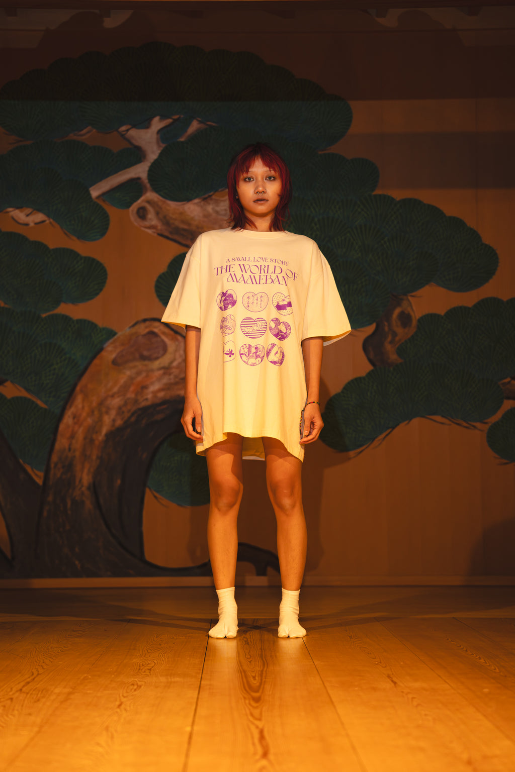 THE WORLD OF MAMEBAN S/S BEIGE