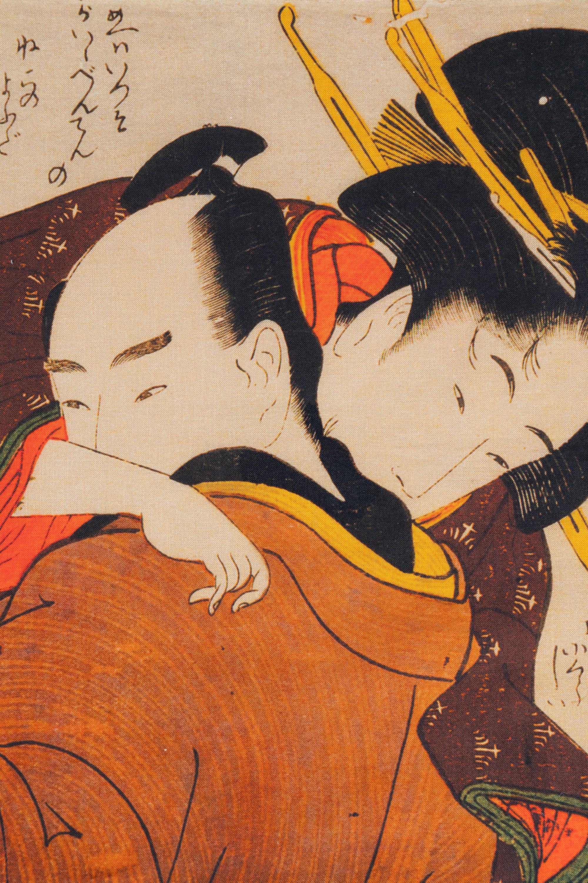 Tenugui  From Kitagawa Utamaro’s “Negai no Itoguchi”