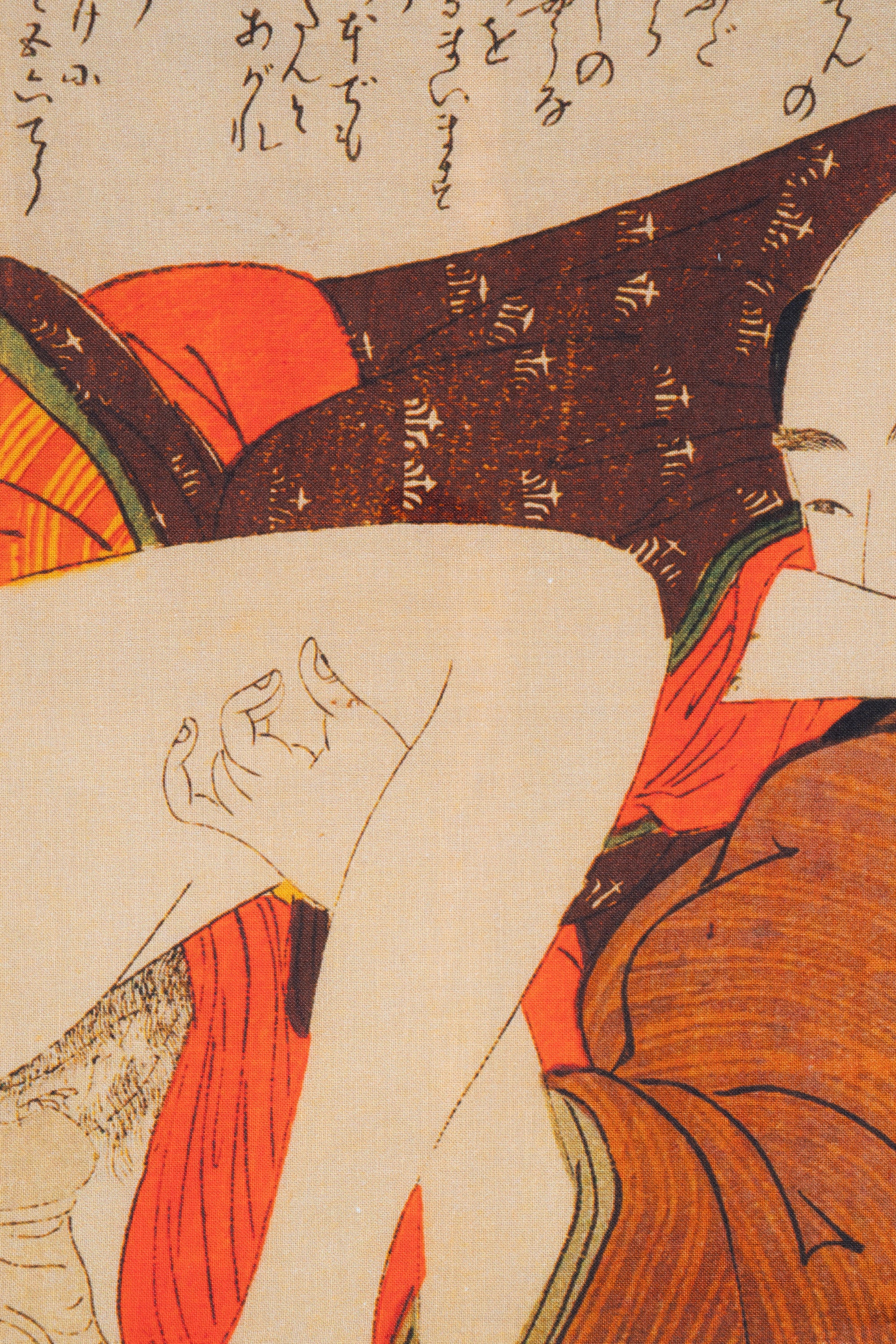 Tenugui  From Kitagawa Utamaro’s “Negai no Itoguchi”