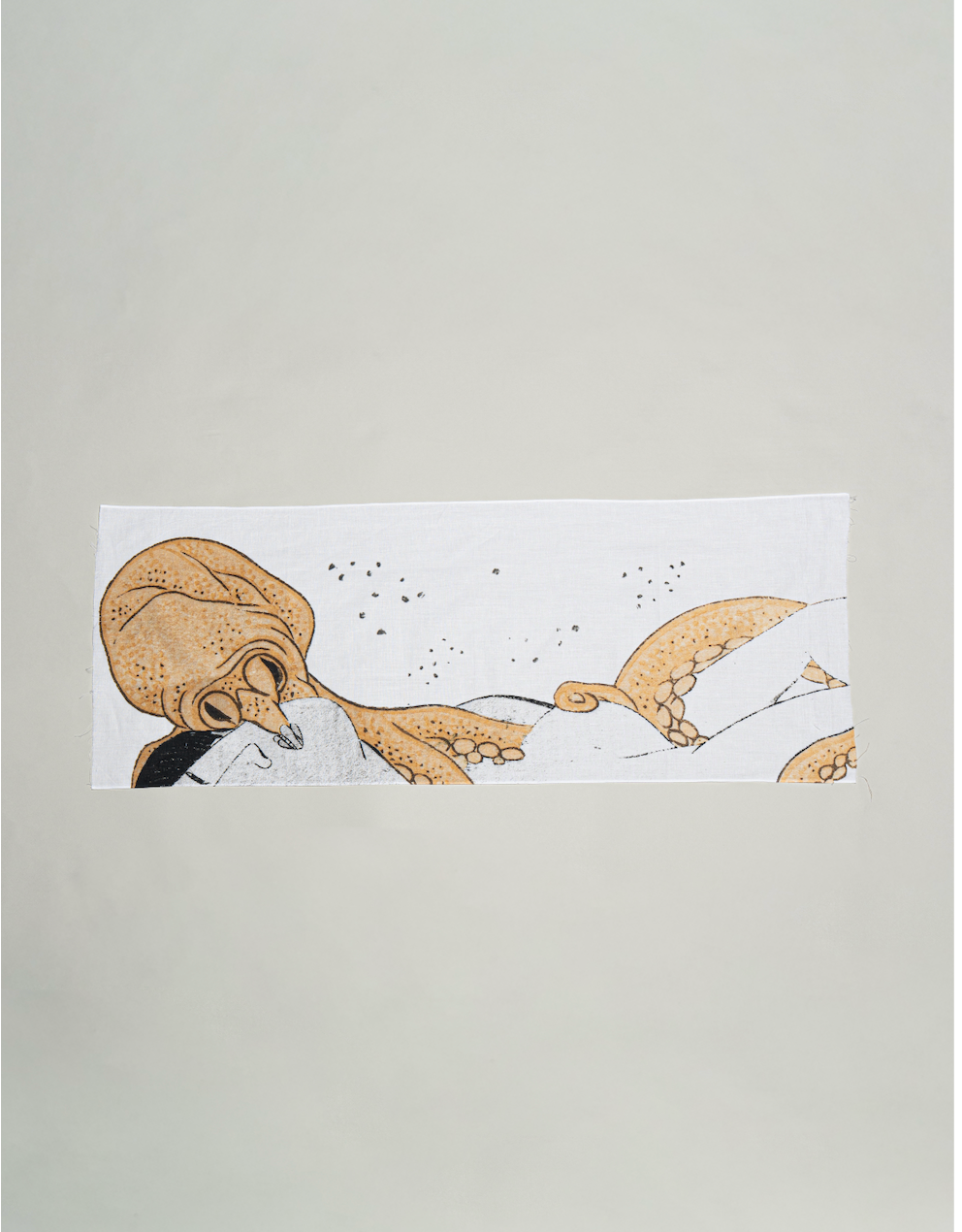 Tenugui From Katsushika Hokusai’s “Kinoe no Komatsu (The Pine Seedlings on the First Rat Day), Vol. III"