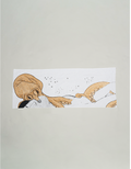 Tenugui From Katsushika Hokusai’s “Kinoe no Komatsu (The Pine Seedlings on the First Rat Day), Vol. III"