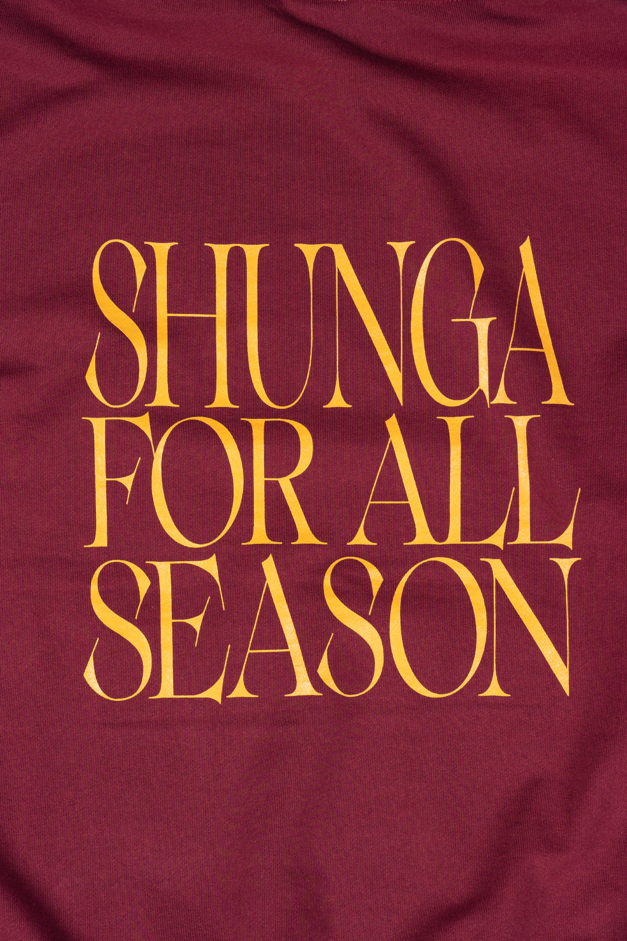 SHUNGA FOR ALL SEASON HOODIE BURGUNDY