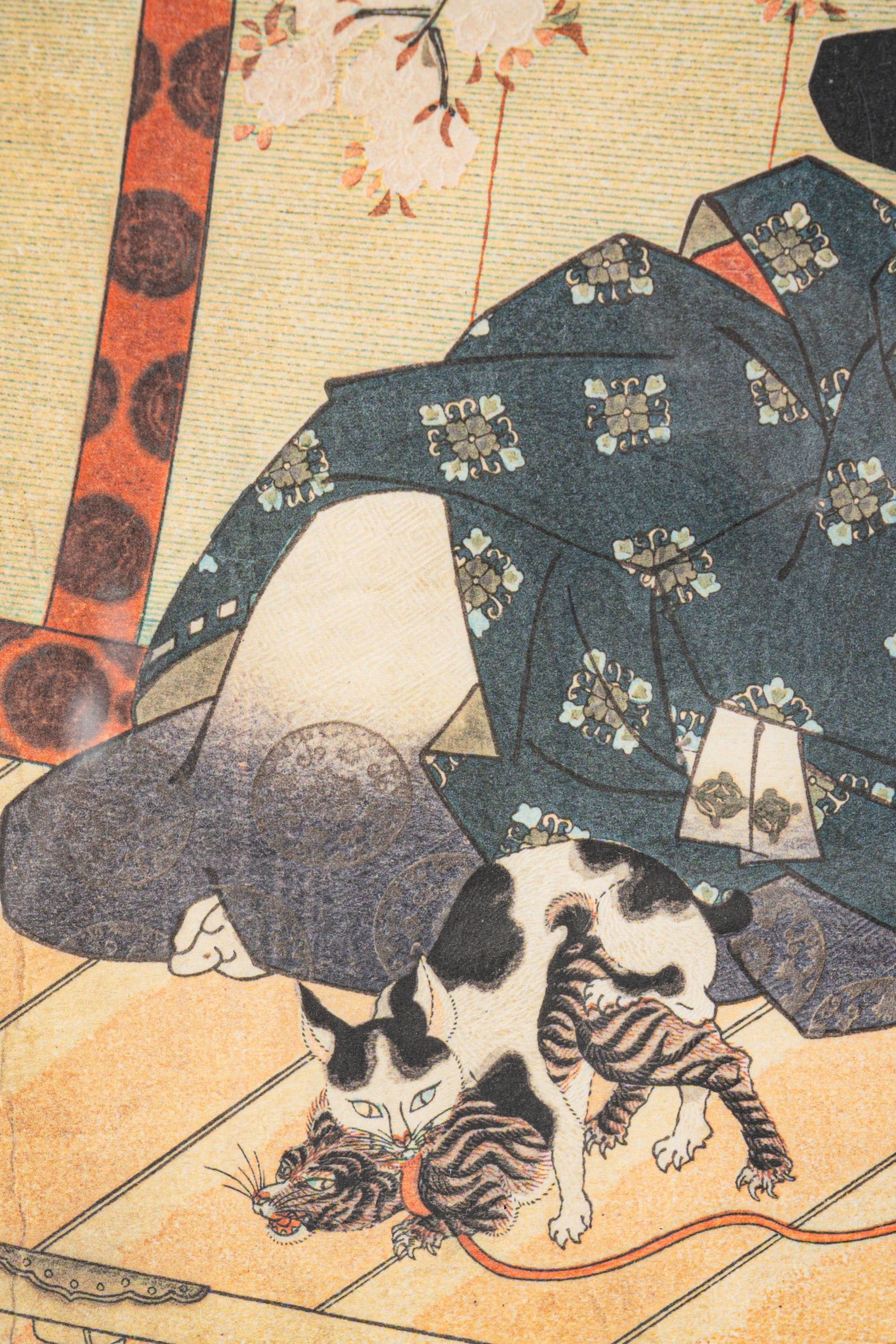 Reproduction Print – From Utagawa Kunisada’s “Kachō Yojō: Azuma Genji” / Color-Printed Ōbon / Tenpō 8 (1837)
