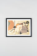 Reproduction Print – From Kitagawa Utamaro’s “Negai no Itoguchi” / Large-Format Nishiki-e / Kansei 11 (1799)
