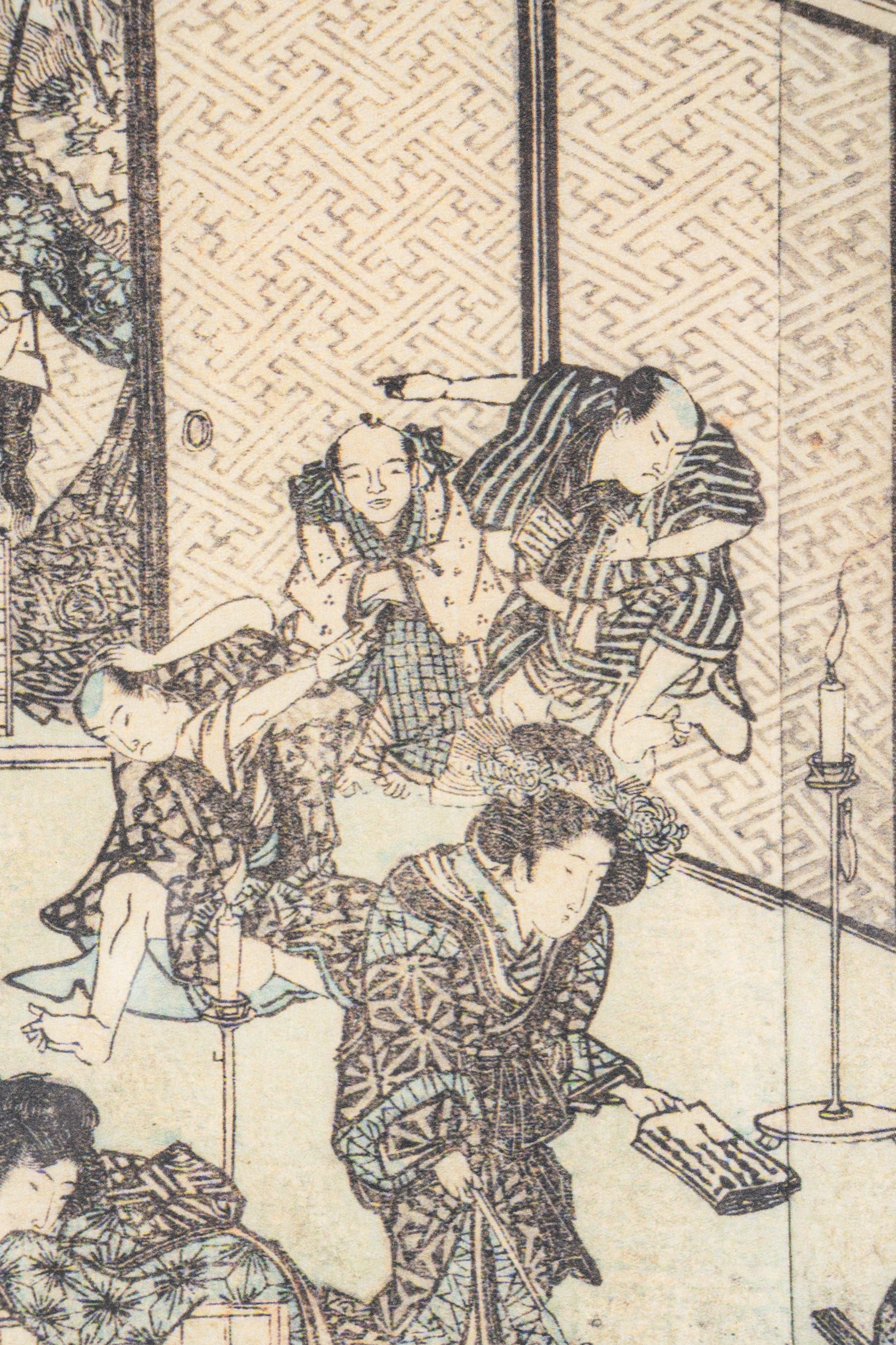 Reproduction Print – From Utagawa Kunitoru’s “Senrikyō” / Medium-Sized Nishiki-e / Bunsei 7 (1824) – 2 Images